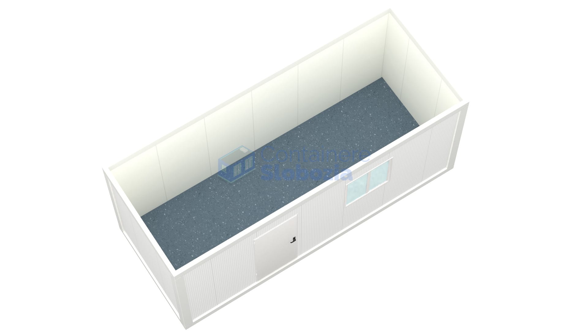 container birou slobozia 6metri 1geam alb2