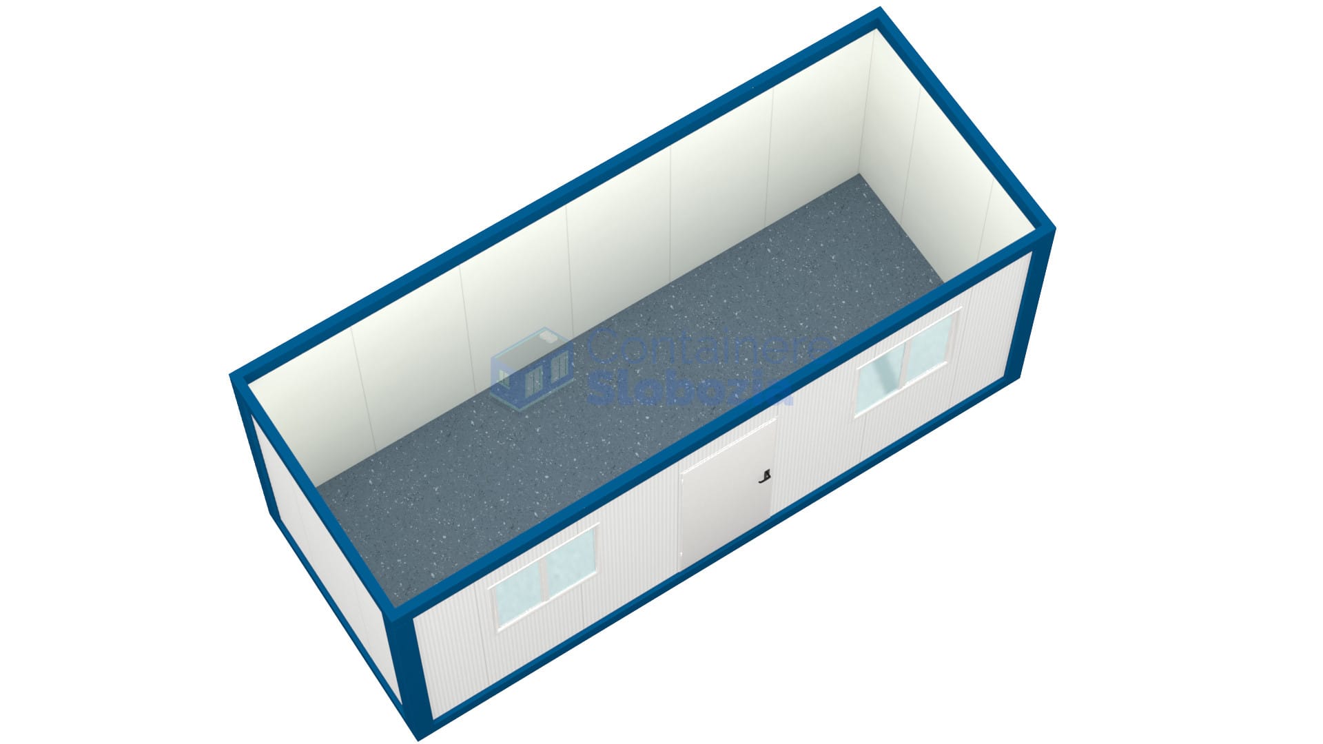 container birou slobozia 6metri 2geamuri albastru2