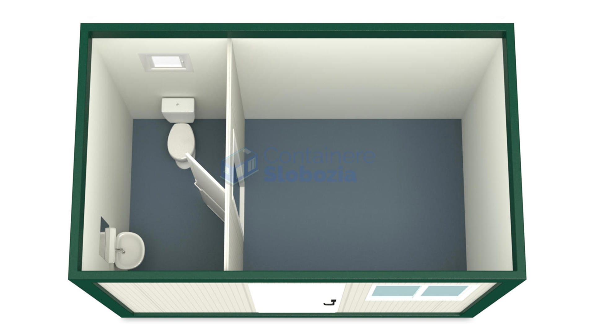 container casa slobozia 4metri verde2