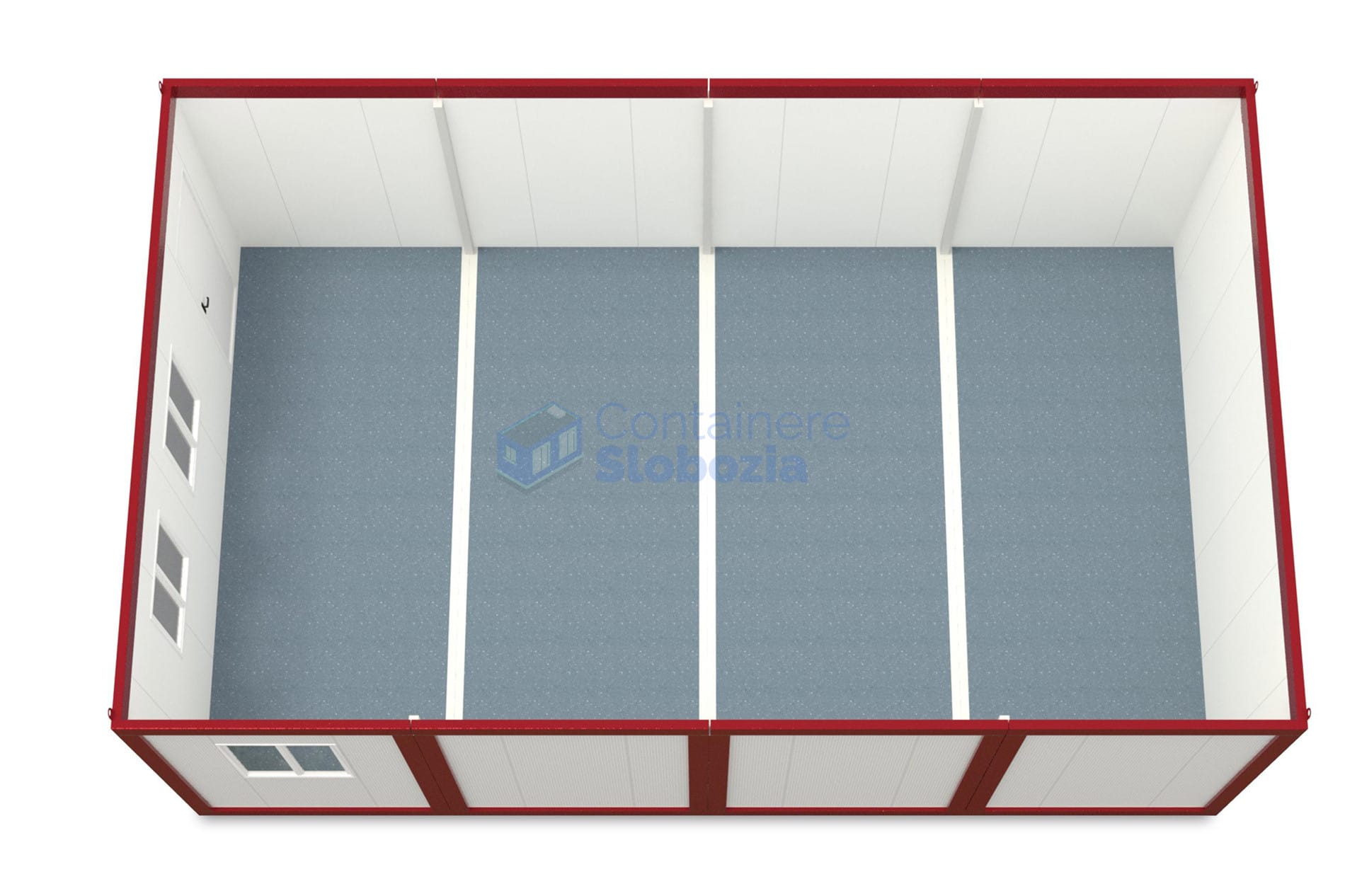 container modular slobozia 6x96m rosu2